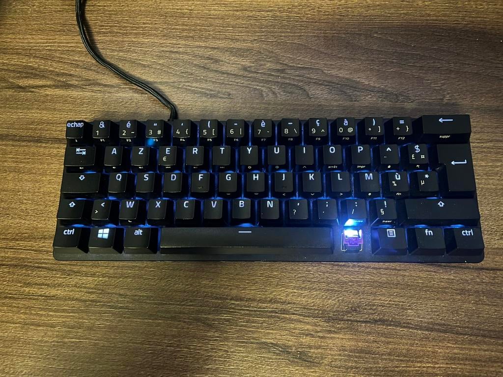 Razer Huntsman Mini, Informatique & Logiciels, Claviers, Clavier gamer, Enlèvement ou Envoi, Azerty, Comme neuf