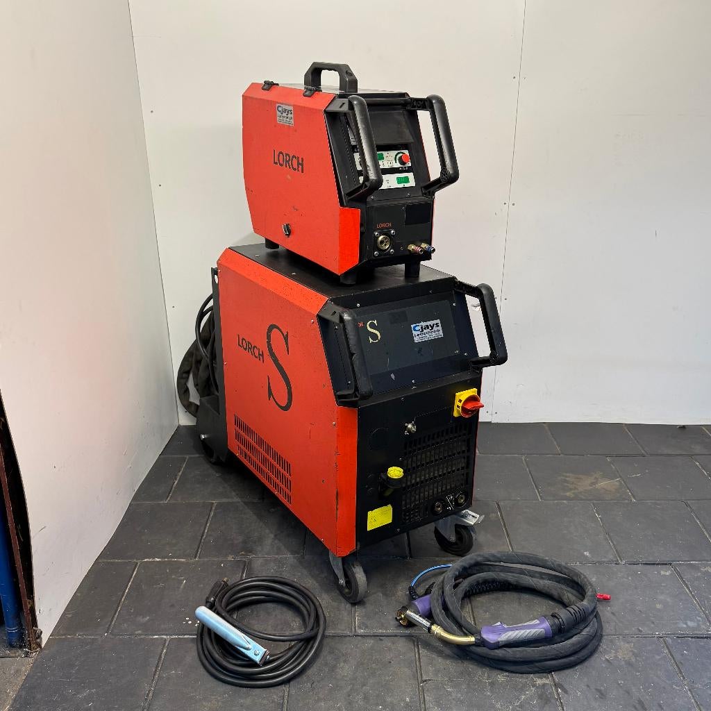 Gebruike Laspost Lorch S5 SpeedPulse MIG MAG Halfautomaat, Ophalen of Verzenden, Gebruikt, 250 ampère, CO2