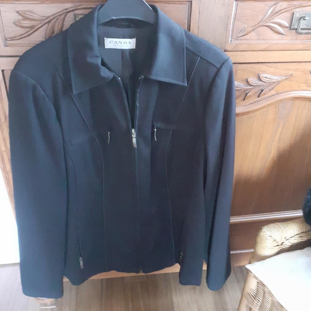 zwart jasje maat 42-44, Ophalen of Verzenden, Maat 42/44 (L), Zwart, Jasje