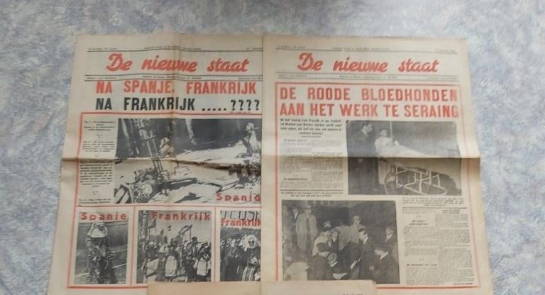 REX Léon Degrelle Krant Staat België Belgique Vlaanderen, Collections, Envoi, 1920 à 1940, Journal