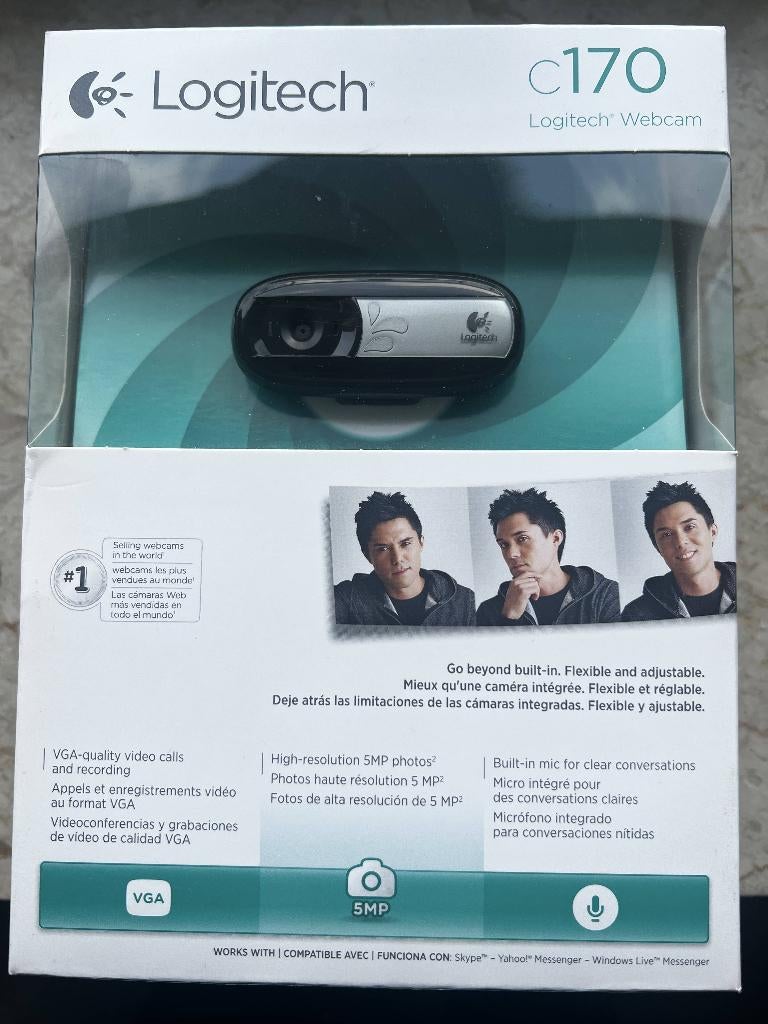 Webcam Logitec C170 (neuf), Informatique & Logiciels, Webcams, Neuf, Enlèvement ou Envoi, Logitech, ChromeOS