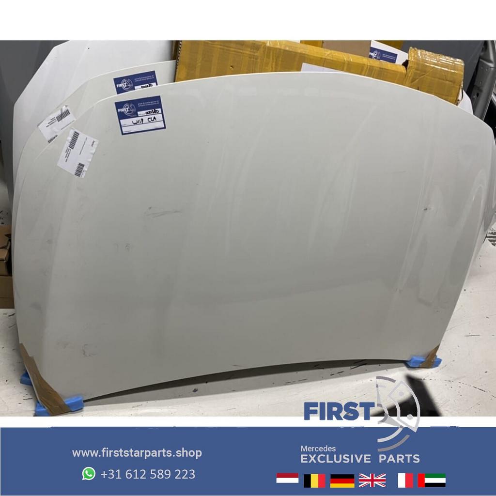 W117 C117 X117 CLA MOTORKAP ORIGINEEL Mercedes 2013-2018 WIT, Gebruikt, -, Voor, Ophalen of Verzenden