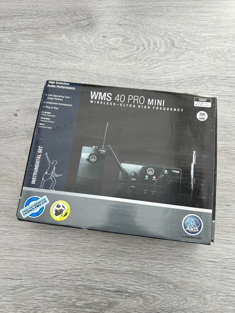 AKG WMS 40 pro mini wireless guitar, Enlèvement, Comme neuf