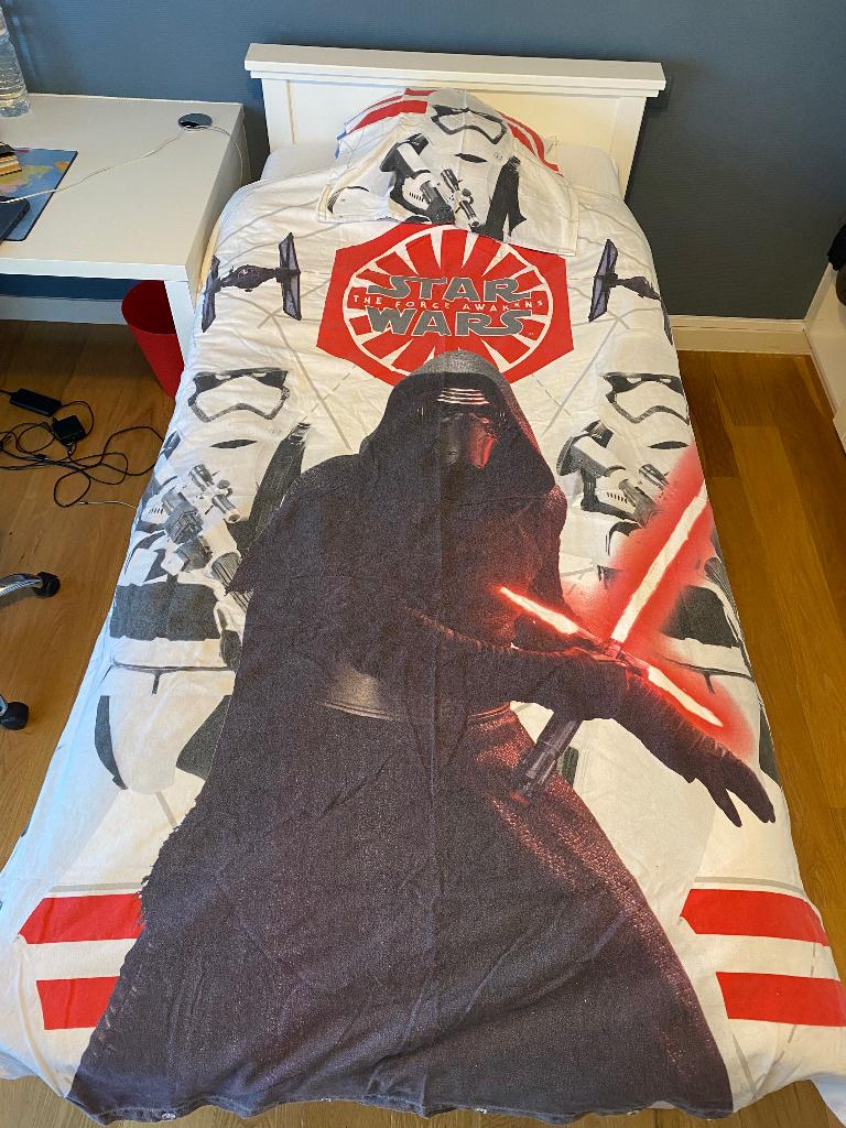 Donsovertrek 1 persoon, Ophalen, Eenpersoons, Wit, Dekbedovertrek