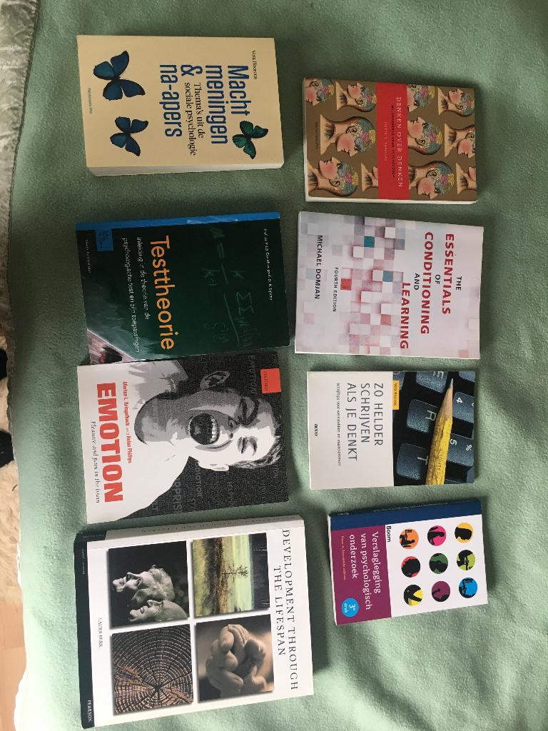 Studieboeken psychologie KU Leuven, Ophalen, Gelezen, Hoger Onderwijs