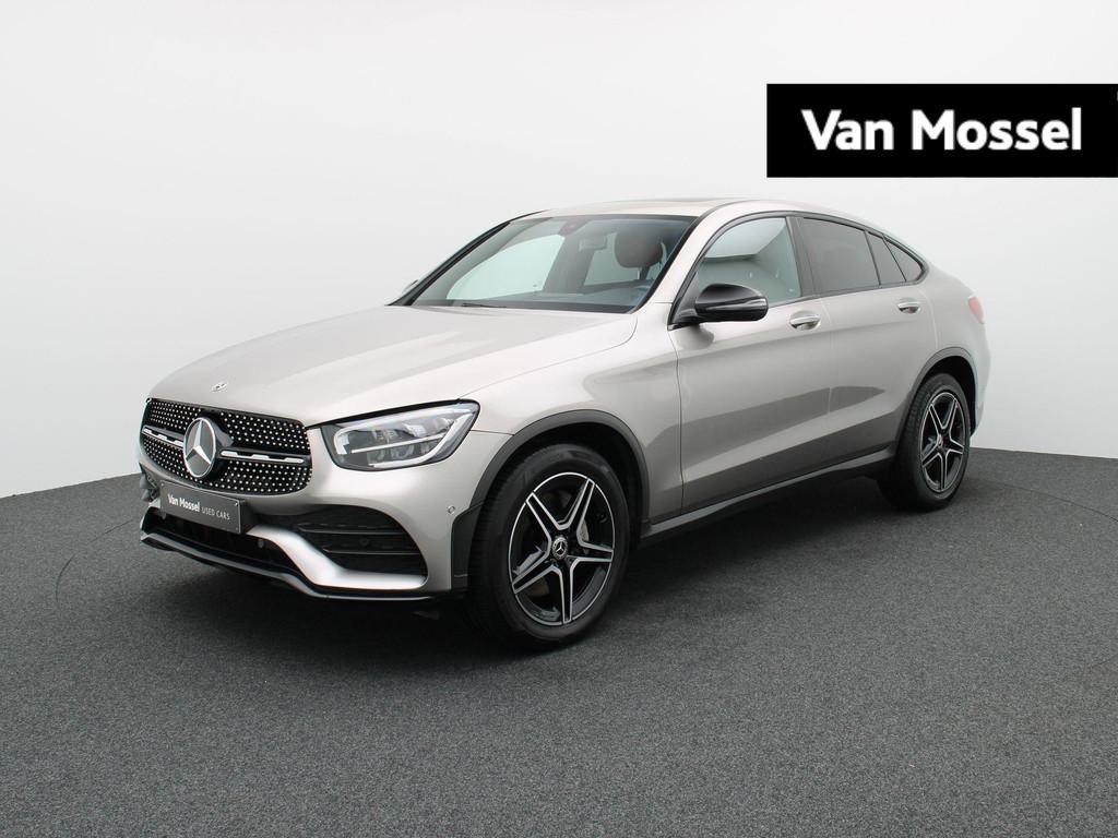 Mercedes-Benz GLC 200 d Coupé AMG LINE + LEDER + OPEN DAK +, Autos, 167 g/km, Argent ou Gris, Euro 6, Entreprise