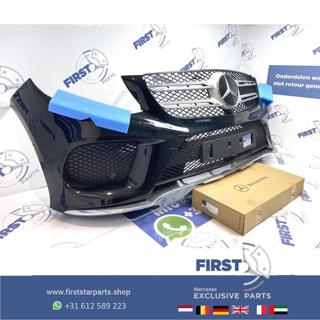 W166 GLE AMG LINE VOORBUMPER COMPLEET A1668851538 + GRIL ZWA