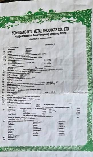 Scooter électrique 50cc 2000w chinois, Enlèvement, Électrique