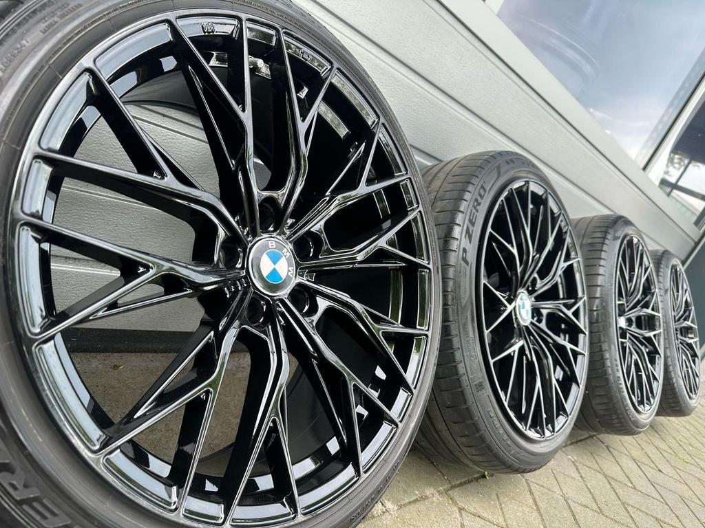 zwarte 19 inc BMW 3 4 serie G20 G21 G22 G23 i4 velgen banden, 19 inch, -, -, Banden en Velgen