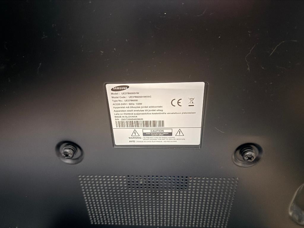 TV Samsung UE37B6000, LED, 80 à 100 cm, Utilisé, Samsung