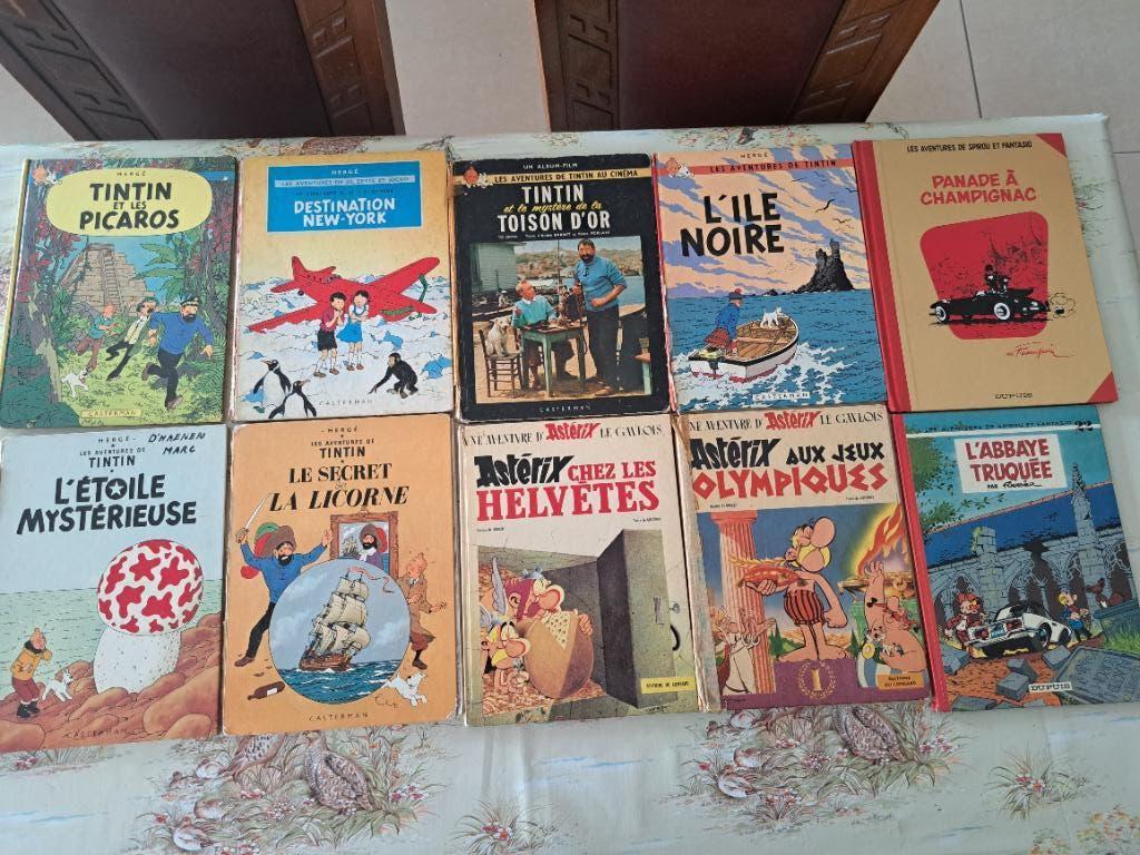 Stripboeken. 10 albums Kuifje, Asterix..., Boeken, Stripverhalen, Ophalen of Verzenden, Gelezen