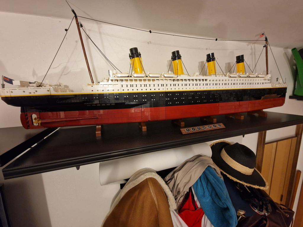 Lego titanic, Ophalen of Verzenden, Zo goed als nieuw