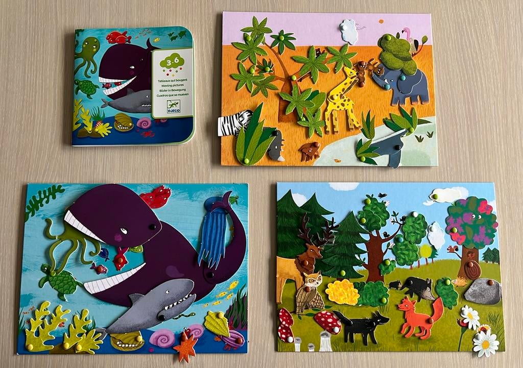 Djeco - bewegende bouwplaat, Enfants & Bébés, Jouets | Éducatifs & Créatifs, Comme neuf, Bricolage, Puzzles, Enlèvement ou Envoi