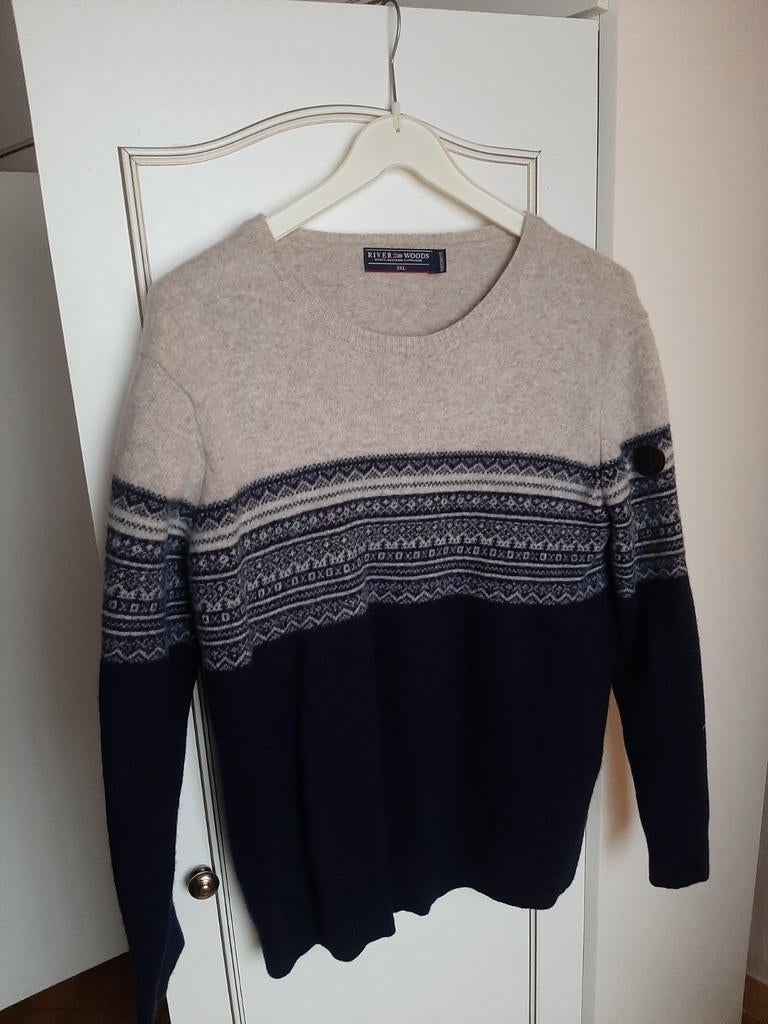 Pull River Woods — laine mélangée XXL premium, Vêtements | Hommes, Pulls & Vestes, Enlèvement ou Envoi