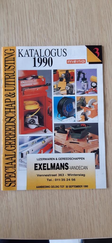 1990 Katalogus ijzerwaren & gereedschappen catalogus folder, Zo goed als nieuw, Catalogus, Exelmans, Ophalen of Verzenden