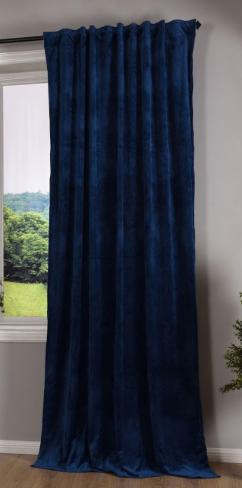 rideau bleu et rose velours, Huis en Inrichting, Stoffering | Gordijnen en Lamellen, Ophalen, Overige kleuren, Zo goed als nieuw