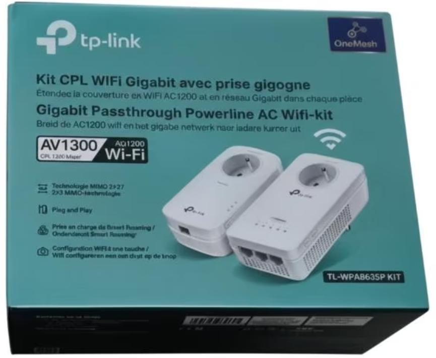 Wifi powerline TP-Link TL-WPA8635P (OneMesh), Computers en Software, Powerlines, Ophalen of Verzenden, Zo goed als nieuw, TP-link