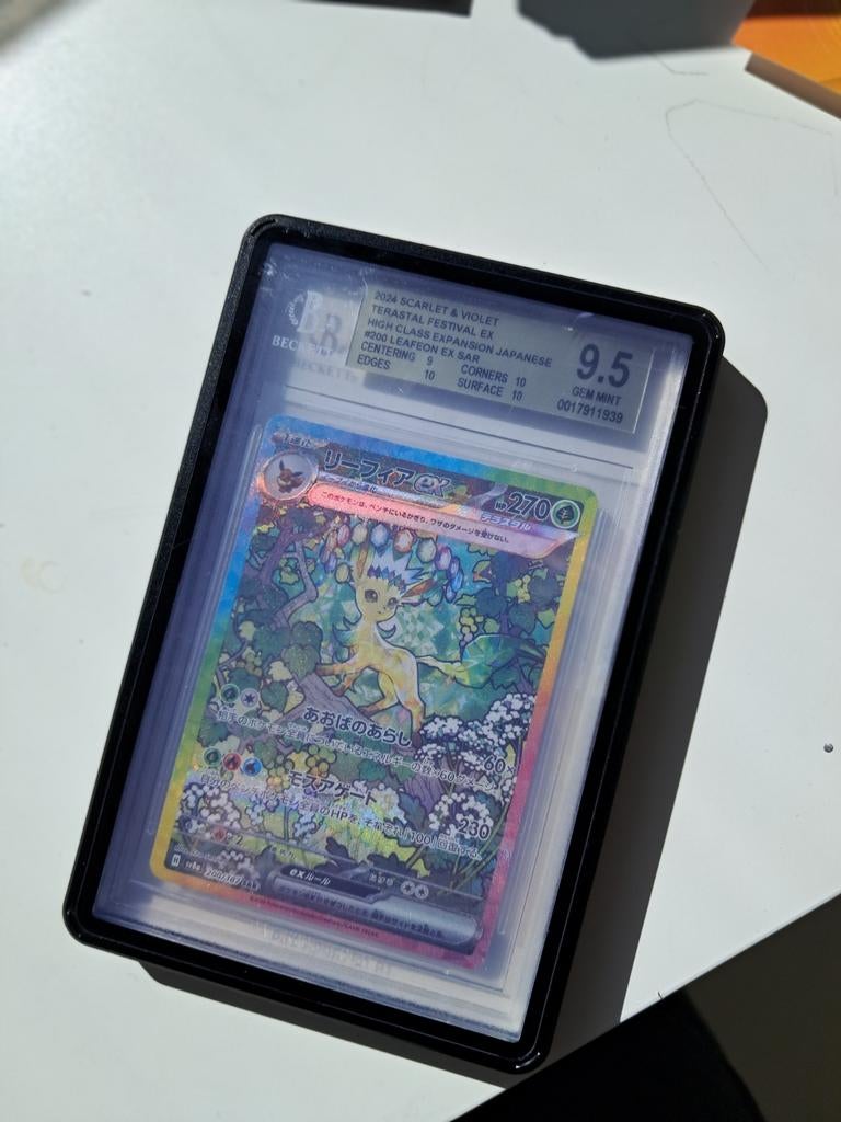 Leafeon ex becket 9.5 japanese, Hobby en Vrije tijd, Ophalen of Verzenden, Nieuw, Losse kaart, Foil