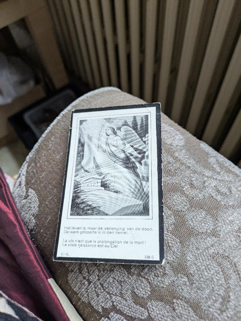 Dp Roger Maddens, Verzamelen, Bidprentjes en Rouwkaarten, Ophalen of Verzenden, Bidprentje