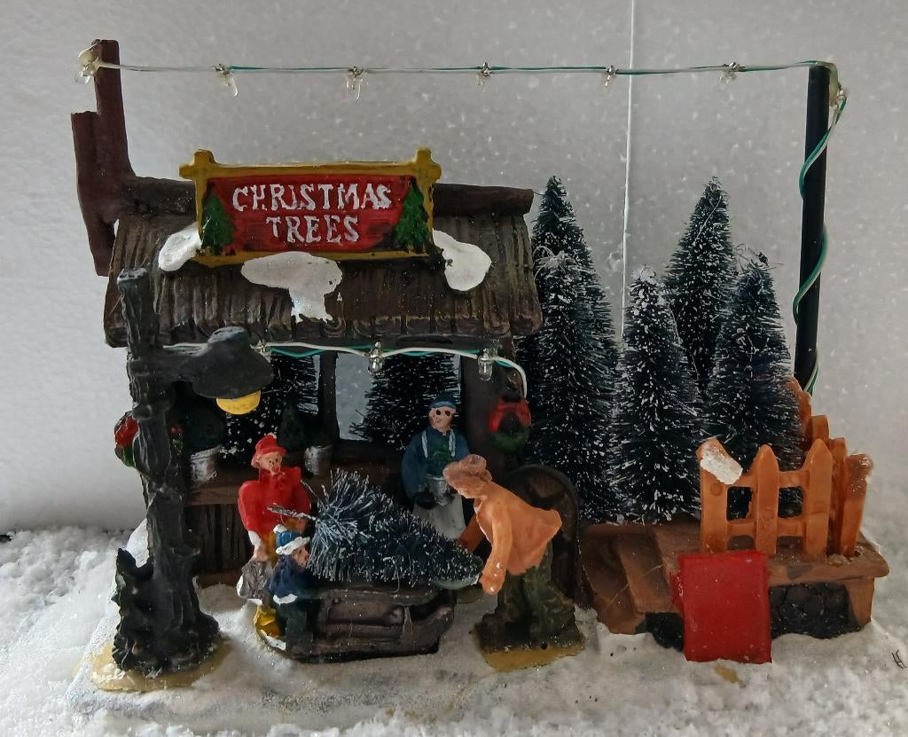 Kerstdorp Christmas Trees, Diversen, Kerst, Ophalen, Zo goed als nieuw