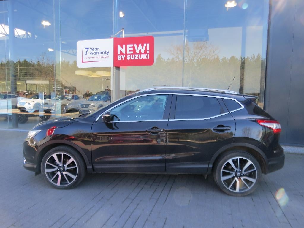Nissan Qashqai 1.6d Tekna+ nr. 404, Auto's, Nissan, Euro 5, Zwart, USB, Zwart