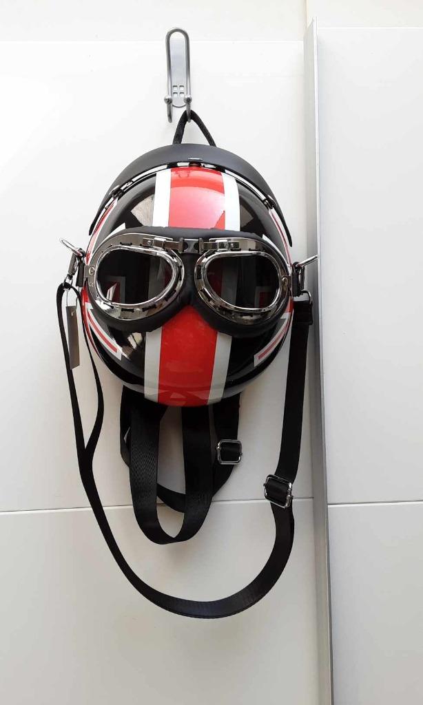 retro helm handtas/rugzak, Ophalen of Verzenden, Nieuw, Overige kleuren, Handtas