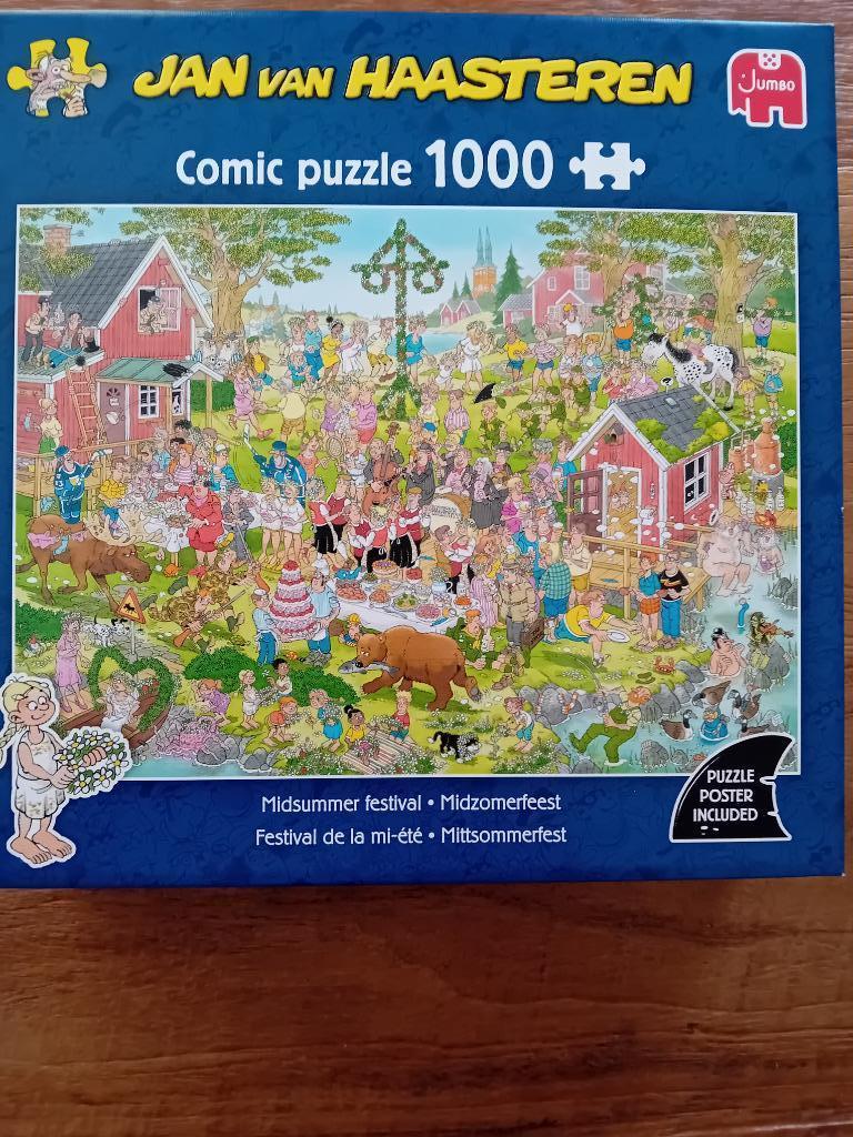 puzzels jan van haasteren, Ophalen, Zo goed als nieuw