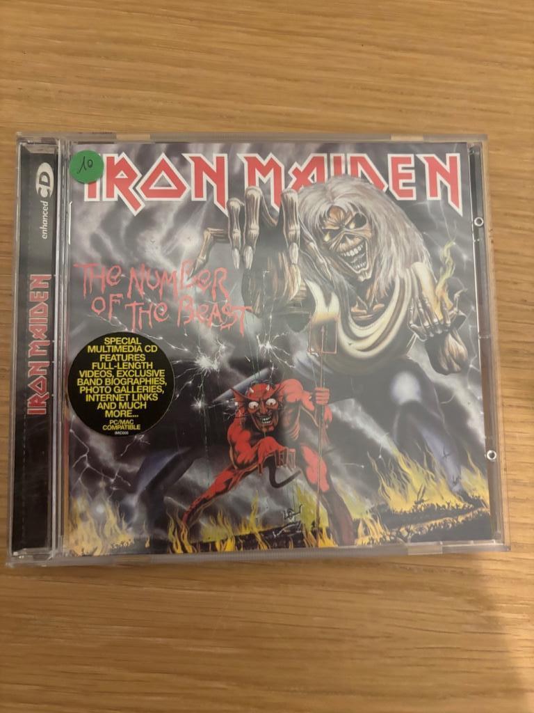 Cd - Iron Maiden - Number of the beast, Ophalen of Verzenden, Zo goed als nieuw