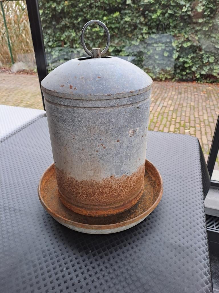 Oude kippenvoederbak, Dieren en Toebehoren, Pluimvee