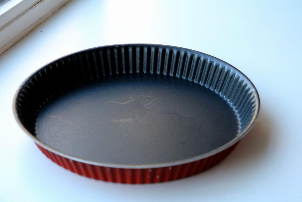 Moule à tarte 25 cm antiadhésif, Enlèvement ou Envoi, Utilisé, Gâteaux et Tartes, Moule