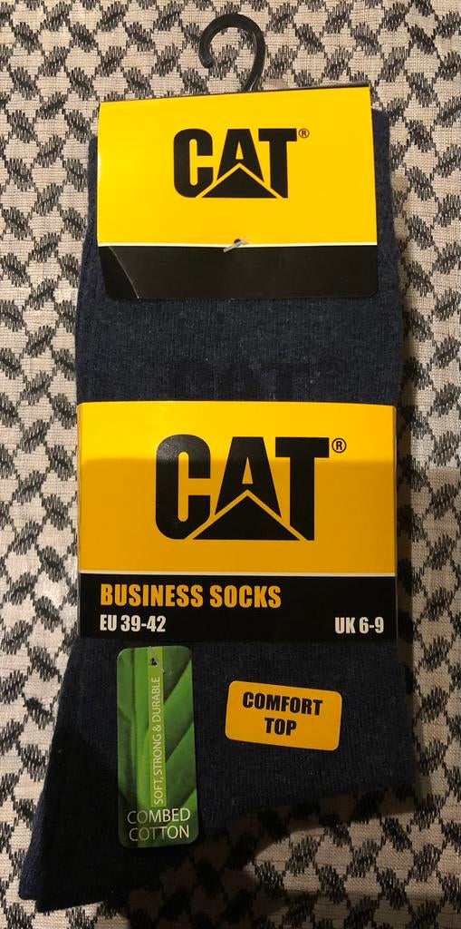 Lot de 5 pr de chaussettes CAT Business 39 - 42 top chance, Neuf, Taille 39 à 42, Autres couleurs, Cat