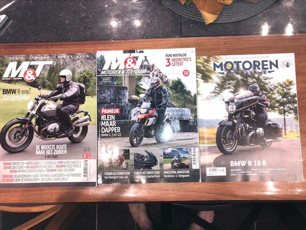 Pakket van 3 nrs van Motoren & Toerisme over BMW motoren, Boeken, Motoren, Ophalen, Zo goed als nieuw