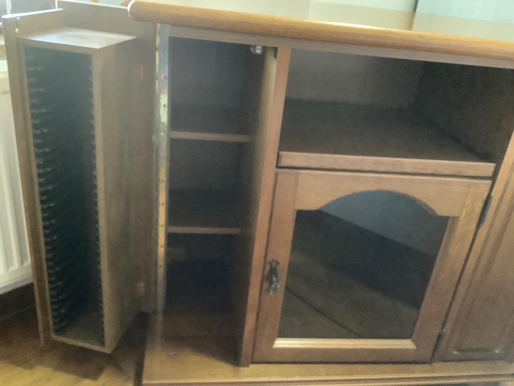 Meuble TV-Hi-Fi, Enlèvement, Utilisé, Bois, CD