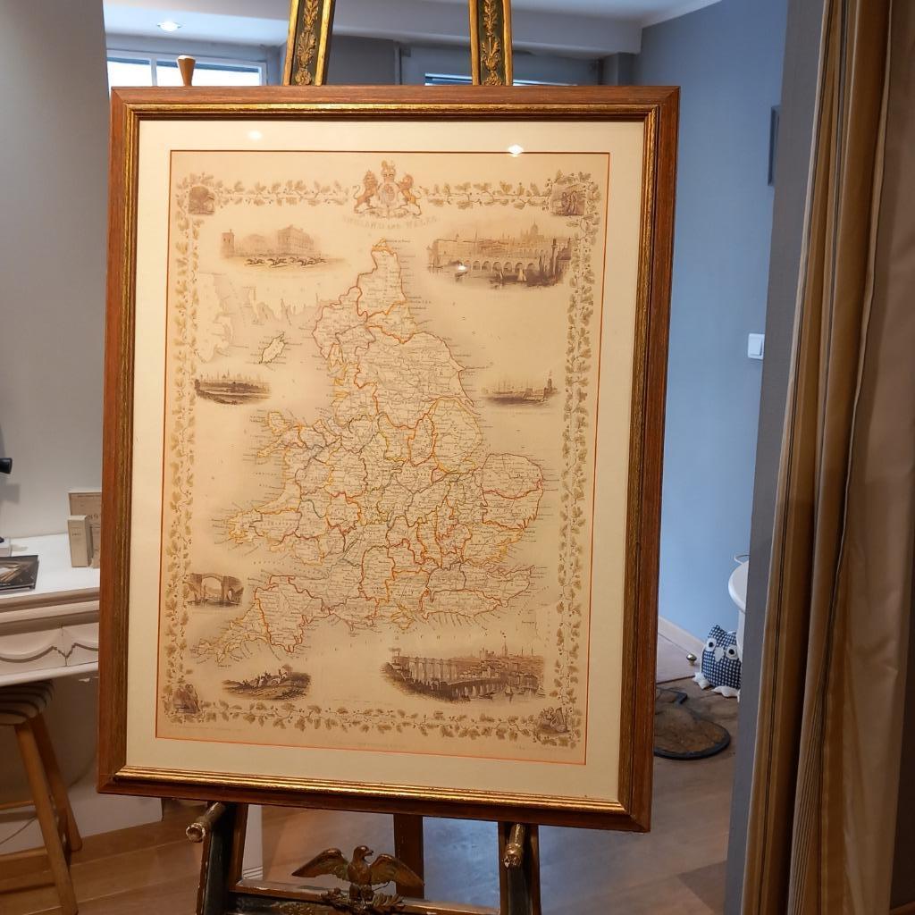 tableau sous verre gravure véritable oxford, Ophalen