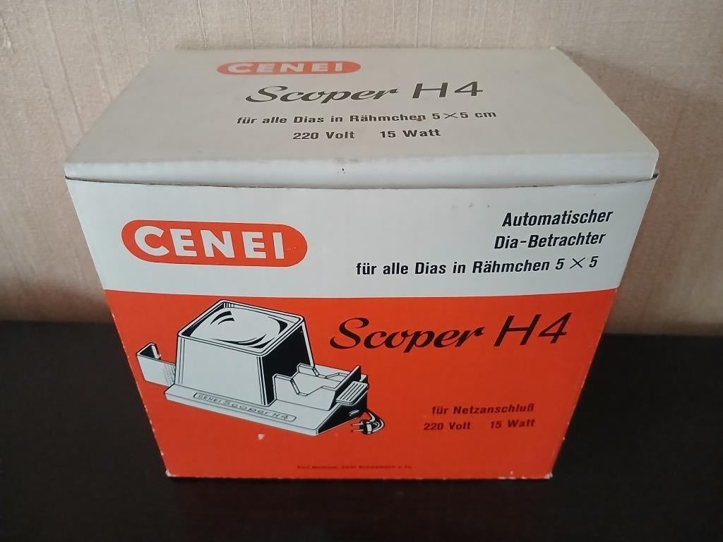 Visionneuse de diapositives CENEI Scoper H4 - Vintage, Enlèvement, Utilisé