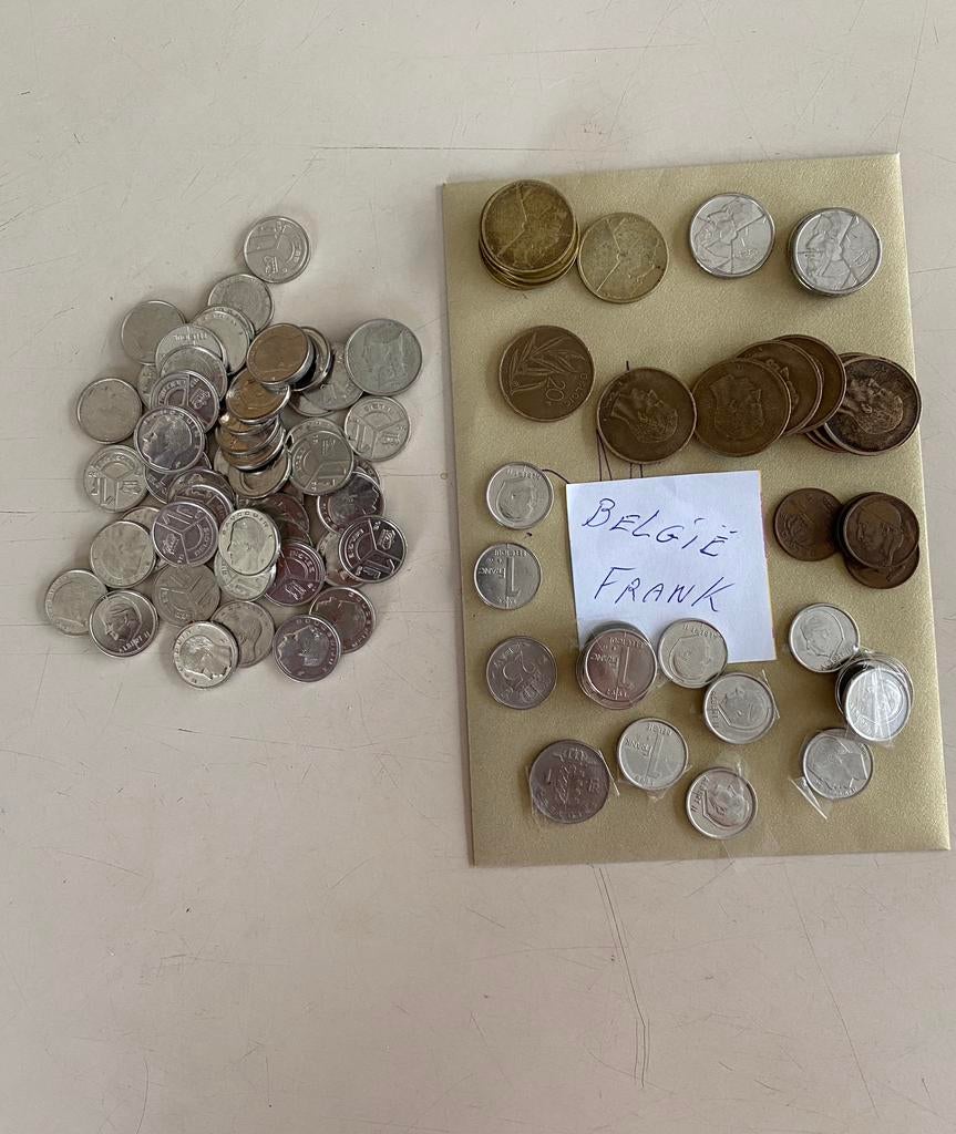 Colectie oude munten 7 landen, Ophalen, Munten