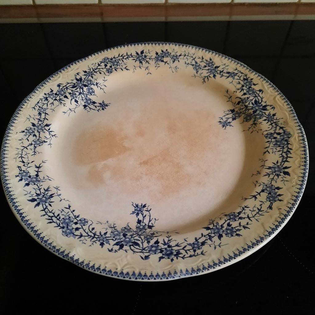 BF.K. Boch, assiette de 28 cm et assiette à gâteau de 21,5 c, Antiquités & Art, Enlèvement ou Envoi