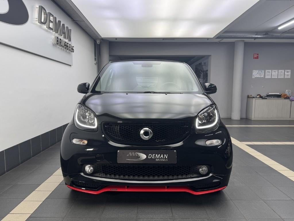 Smart ForTwo Coupe „Nightrunner”- Look Brabus, Auto's, Automaat, Achterwielaandrijving, Start-stop-systeem, Zwart