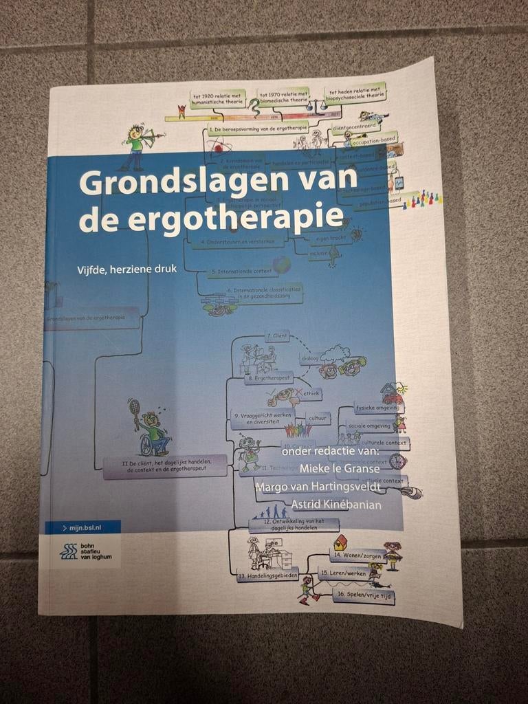 Mieke le Granse - Grondslagen van de ergotherapie, Boeken, Ophalen of Verzenden, Mieke le Granse; Astrid Kinébanian; Margo van Hartingsveldt