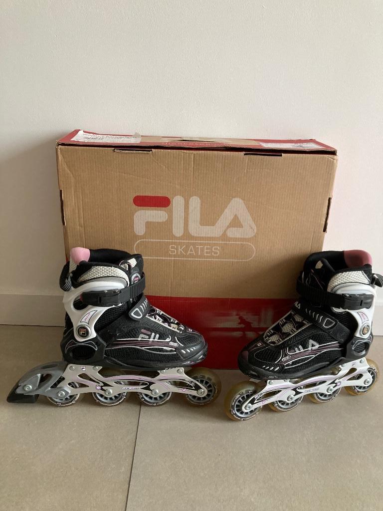 Inline skates Fila 32-35, Autres marques, Rollers 4 roues en ligne, Réglable, Enlèvement