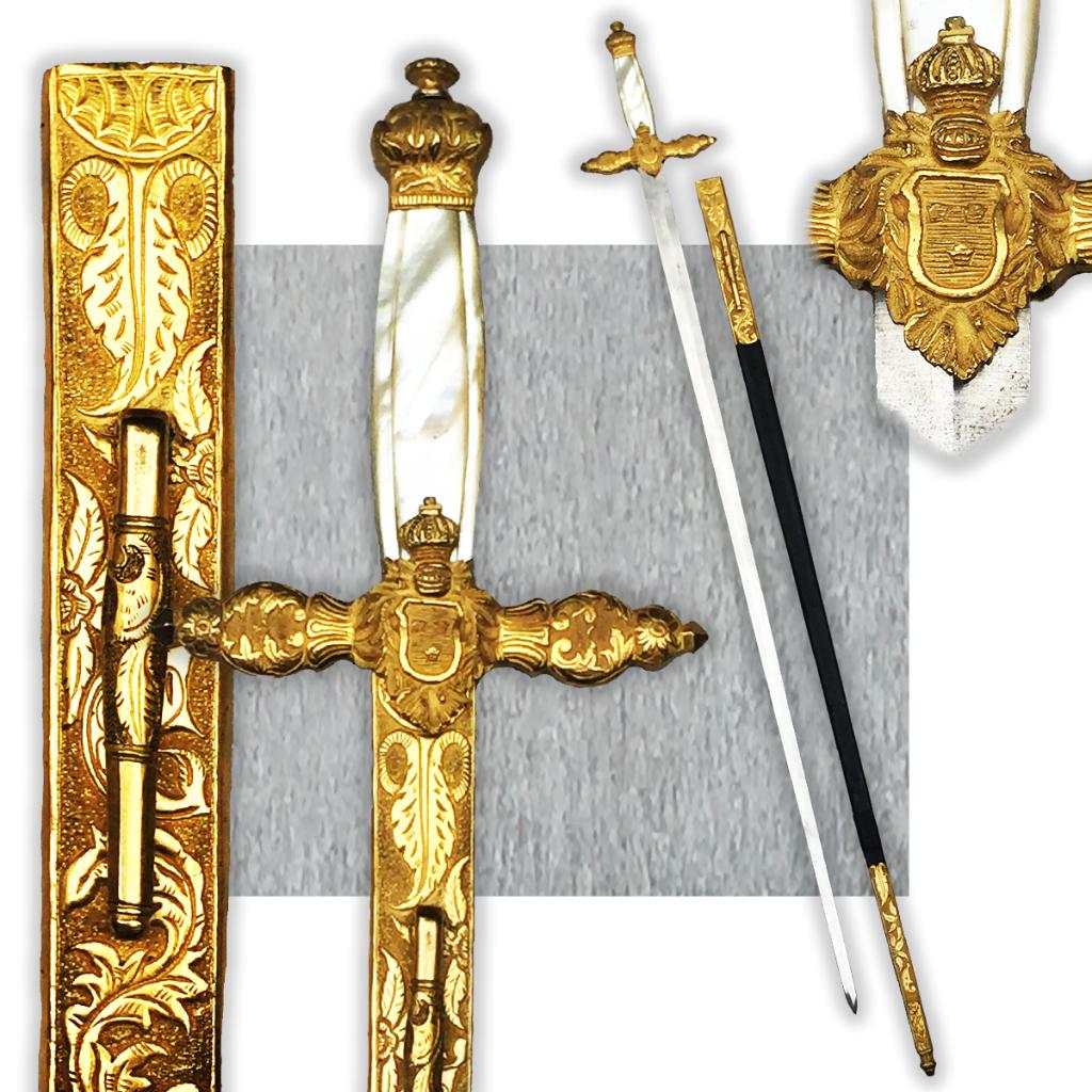 🚨RARE Sabre / Glaive de Luxe général français Empire XIX, Collections, Envoi, Armée de terre, Épée ou sabre