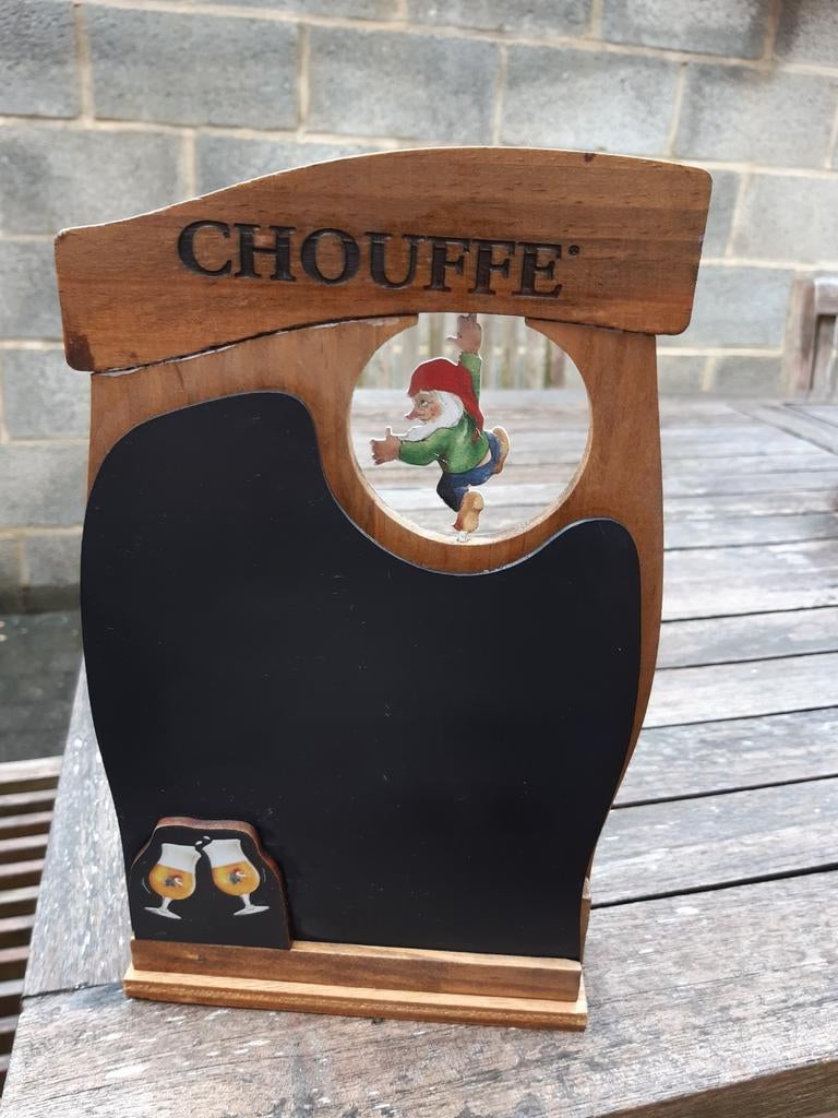 Tafelkrijtbord Chouffe, Ophalen of Verzenden, Zo goed als nieuw