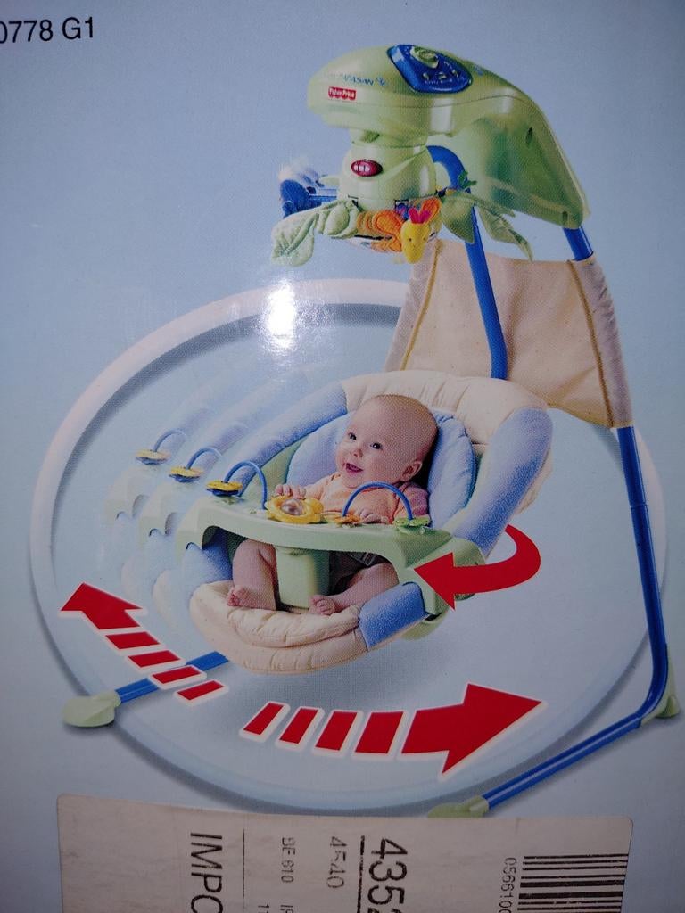 Balancelle bébé Fisher -Price, Enlèvement