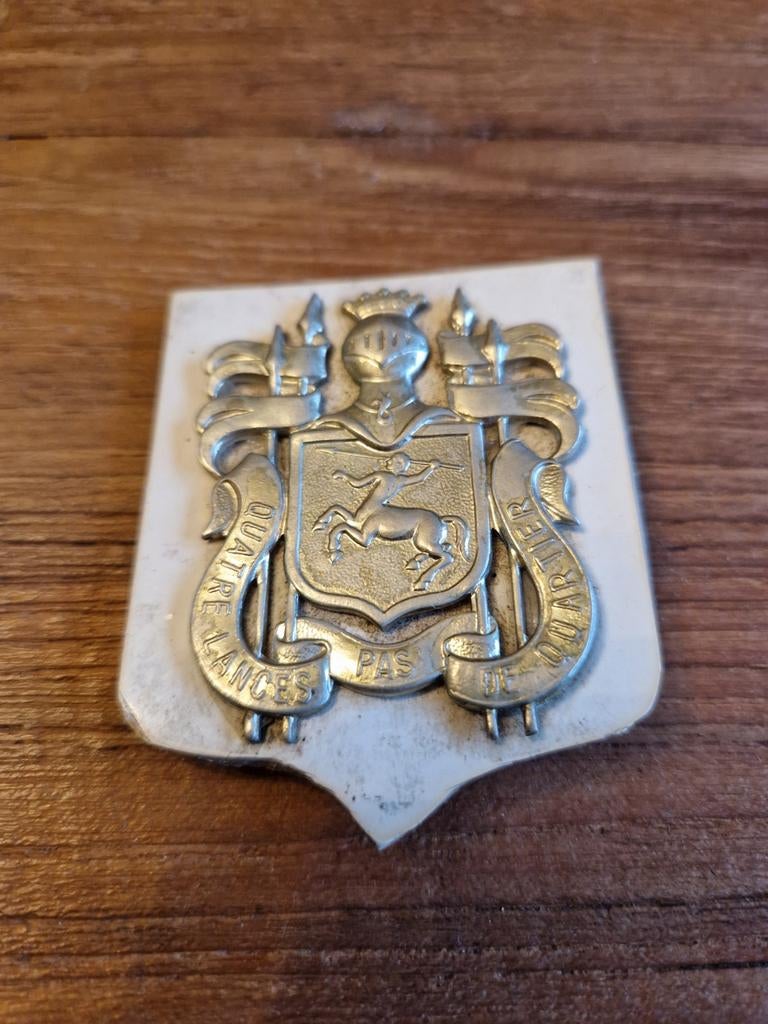 Embleem 4ème Régiment de Lanciers Belge, Enlèvement ou Envoi