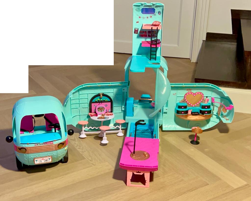 Camping-car LOL Glam N'Go, Collections, Jouets miniatures, Utilisé, Enlèvement