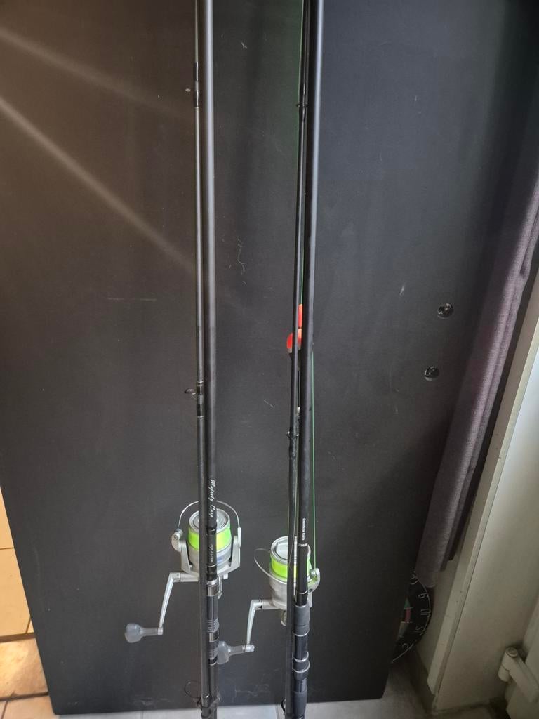 2 hengels 360 met okuma molens, Watersport en Boten, Hengelsport | Algemeen, Ophalen