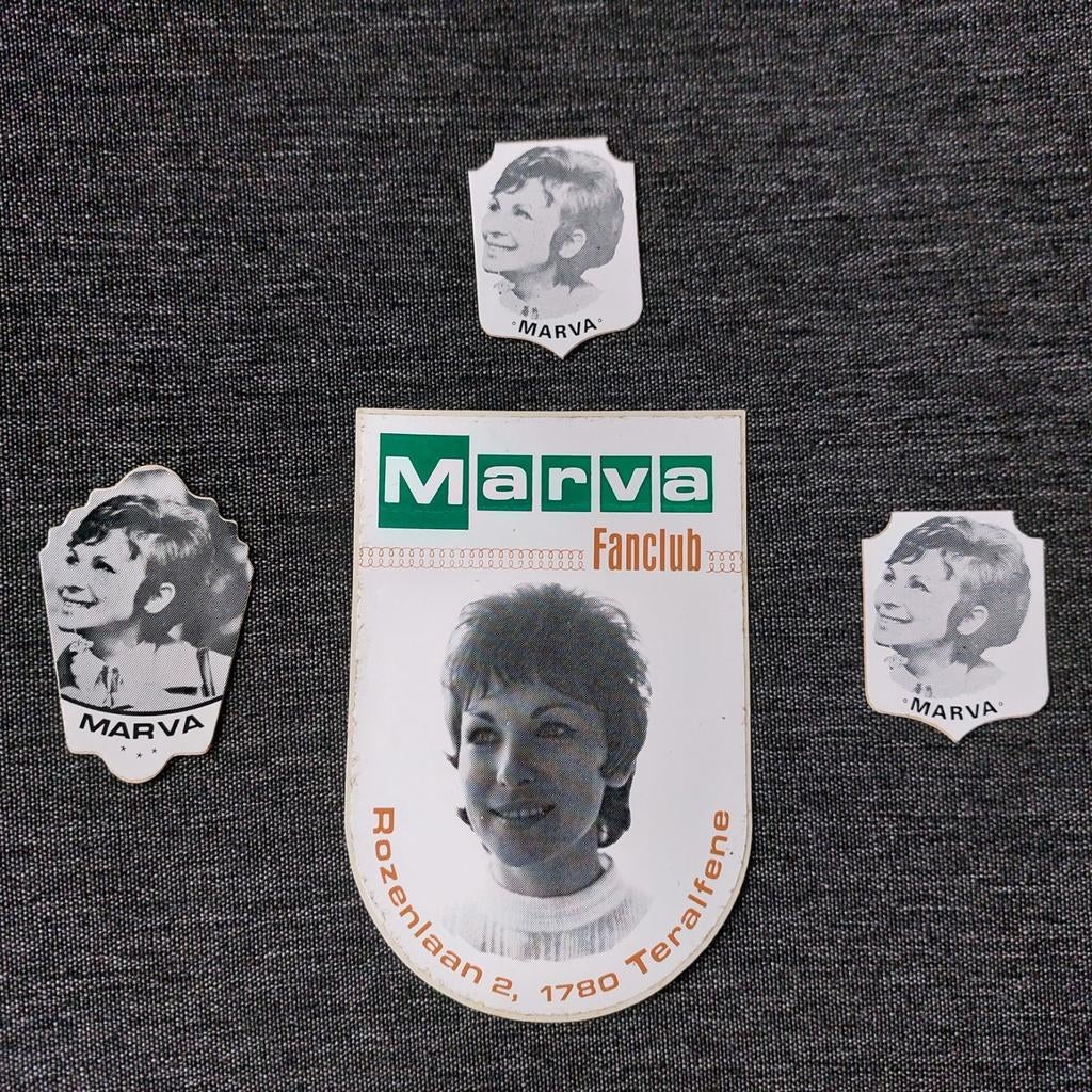 Stickers van zangeres Marva, Enlèvement ou Envoi