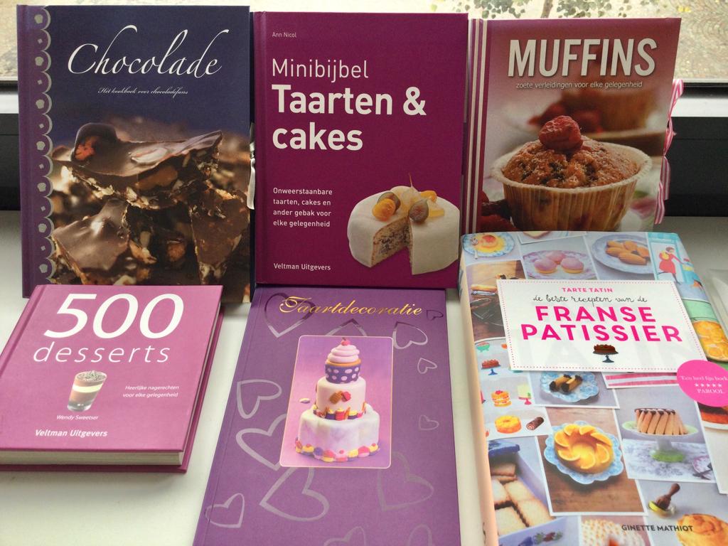 Pakket van 6 bakboeken, desserts, chocolade. NIEUW, Boeken, Kookboeken, Nieuw, Taart, Gebak en Desserts, Overige typen, Ophalen