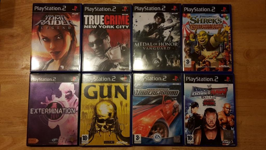 Lot PlayStation 2 (PS2) games (meerdere foto's, apart kan), Enlèvement ou Envoi, Comme neuf