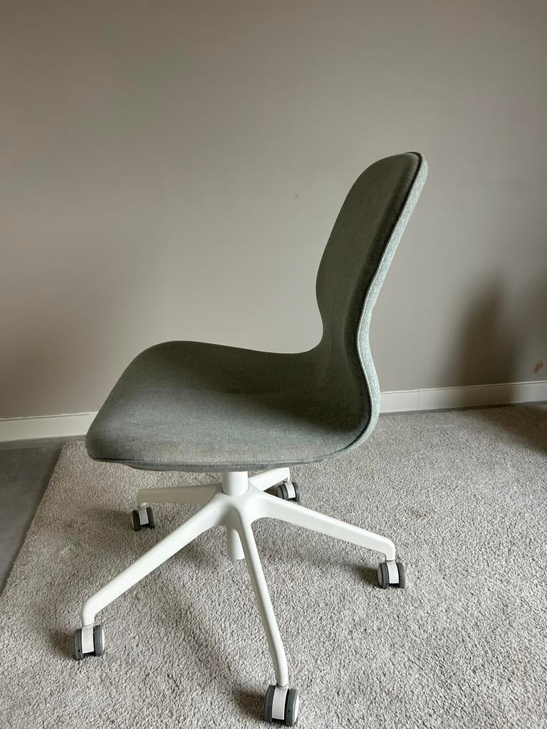 Bureaustoel Ikea Långfjäll licht groen / langfjall, Enlèvement, Utilisé, Vert, Chaise de bureau
